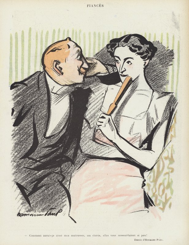 Ilustración para Le Rire de Rene George Hermann Paul