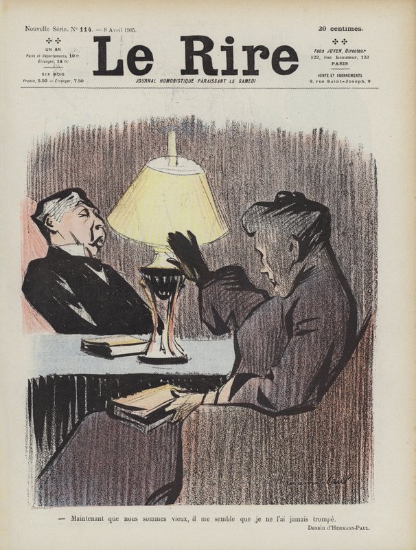 Ilustración para Le Rire de Rene George Hermann Paul