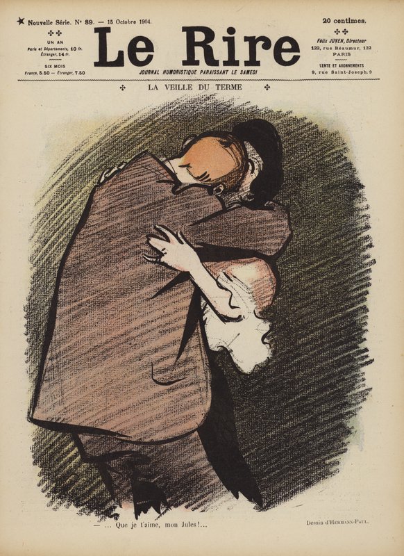 Ilustración para Le Rire de Rene George Hermann Paul