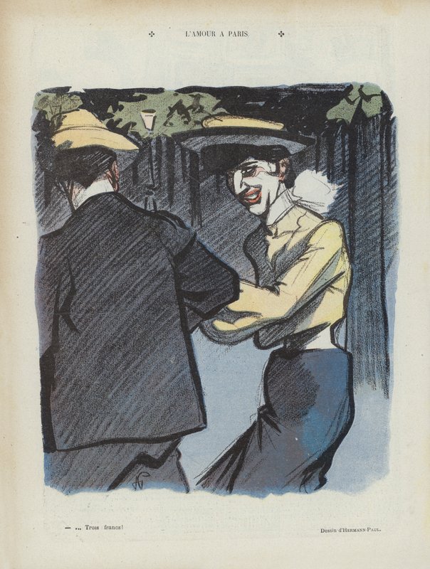 Prostitución - Ilustración para Le Rire, 27 de mayo de 1905 (litografía) de Rene George Hermann Paul