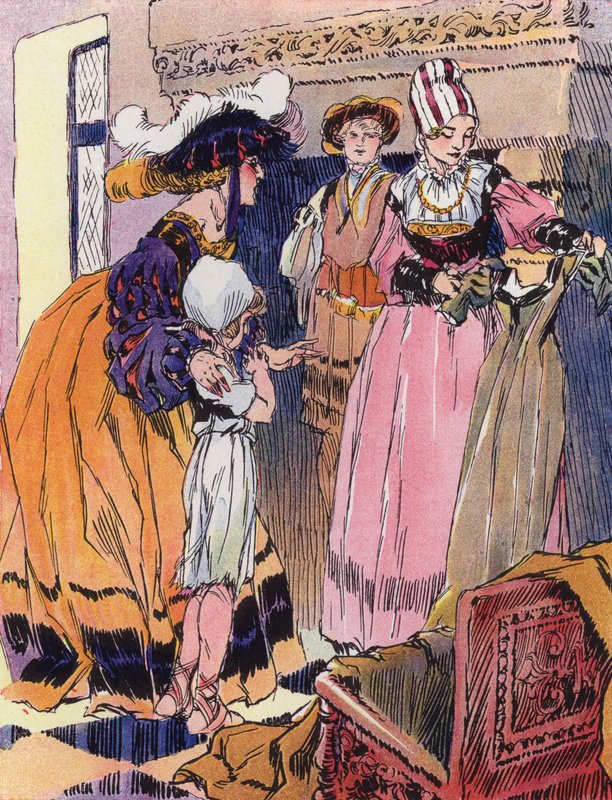 Una niña en tiempos del Renacimiento de Rene Vincent