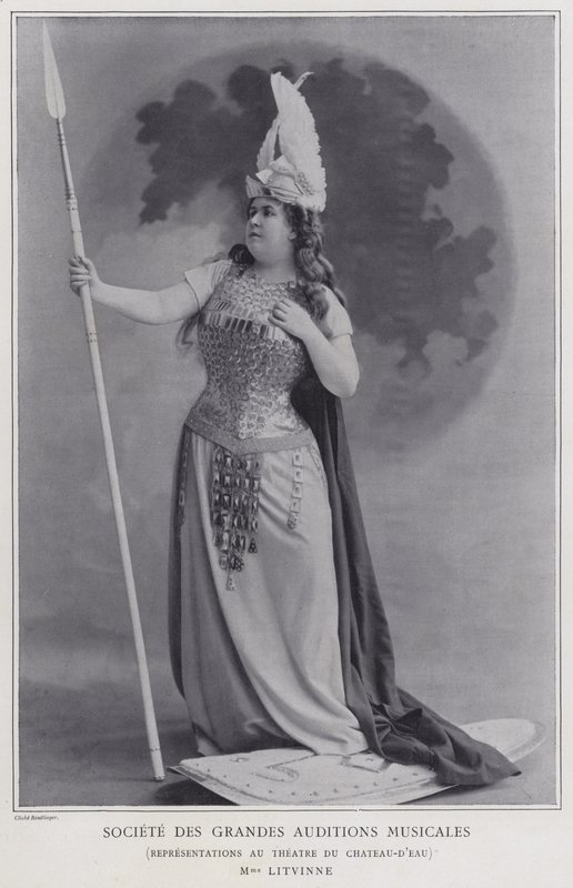 Felia Litvinne, cantante de ópera rusa de Reutlinger Studio