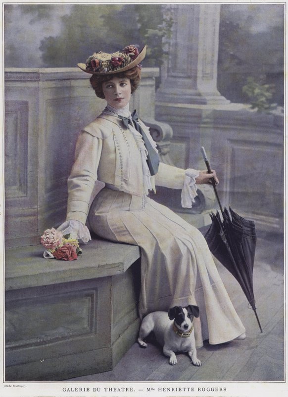 Henriette Roggers, actriz francesa de Reutlinger Studio