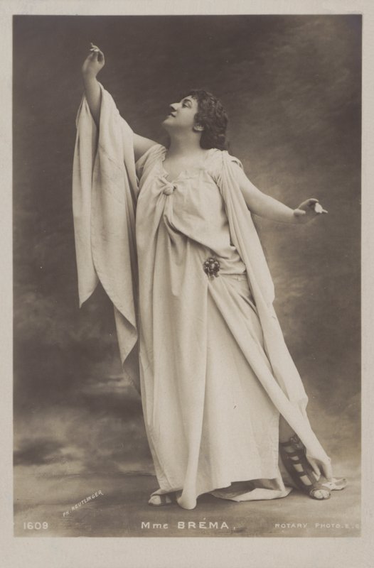 Marie Brema, cantante mezzosoprano inglesa de Reutlinger Studio