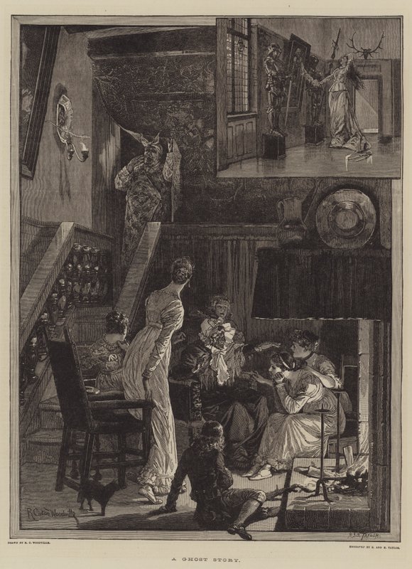 Una historia de fantasmas de Richard Caton Woodville junior