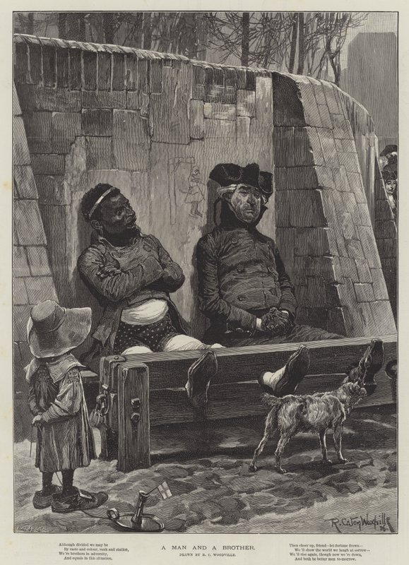 Un Hombre y un Hermano de Richard Caton Woodville junior