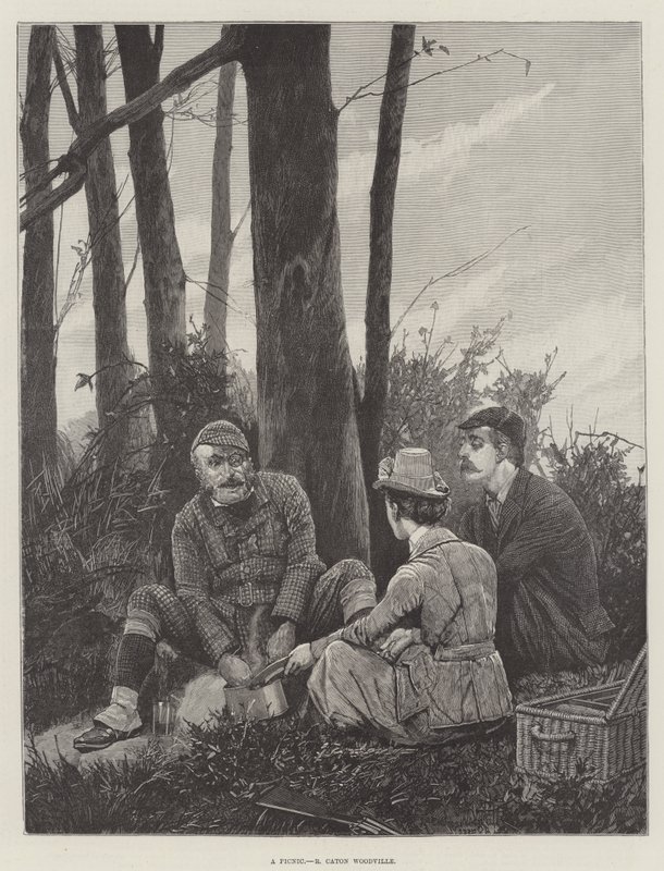 Un picnic de Richard Caton Woodville junior