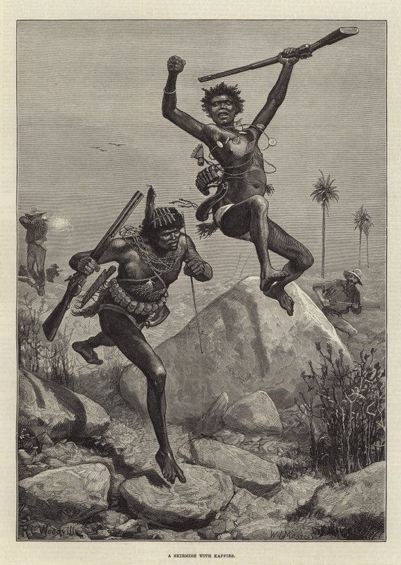 Una escaramuza con los cafres de Richard Caton Woodville junior