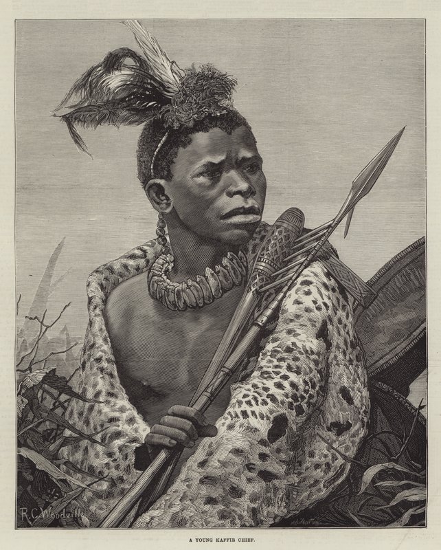 Un Joven Jefe Cafre de Richard Caton Woodville junior