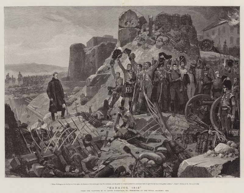 Badajoz, 1812 de Richard Caton Woodville junior