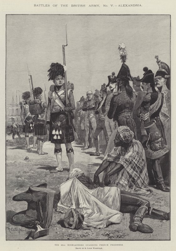 Batallas del ejército británico, Alejandría de Richard Caton Woodville junior