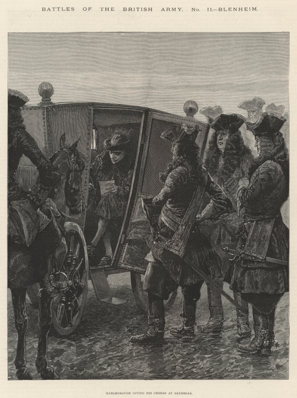 Batallas del ejército británico, Blenheim de Richard Caton Woodville junior