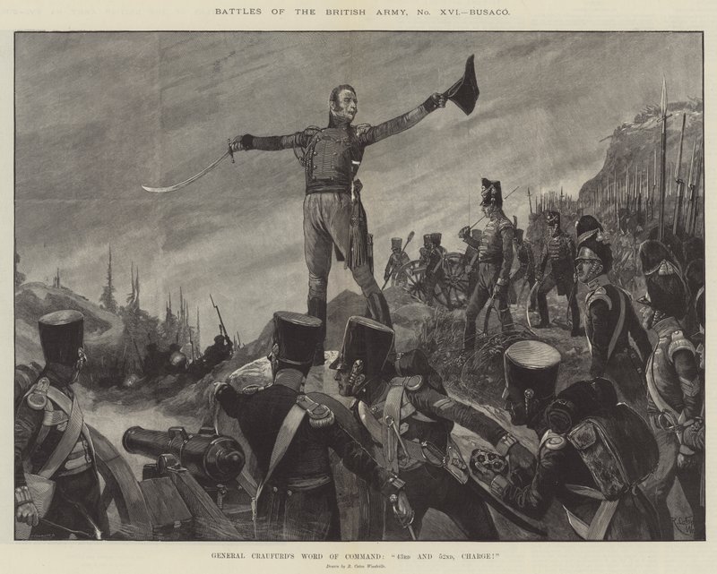 Batallas del ejército británico, Busaco de Richard Caton Woodville junior