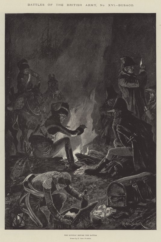 Batallas del ejército británico, Busaco de Richard Caton Woodville junior