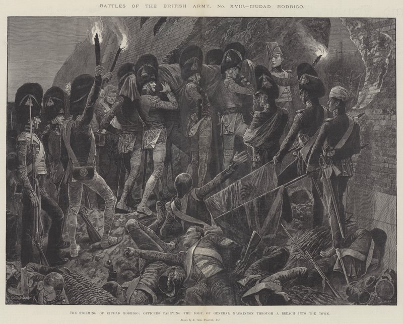 Batallas del ejército británico, Ciudad Rodrigo de Richard Caton Woodville junior