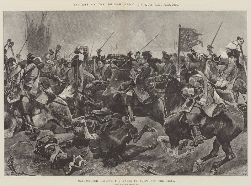 Batallas del ejército británico, Malplaquet de Richard Caton Woodville junior