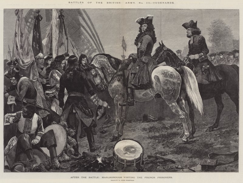 Batallas del ejército británico, Oudenarde de Richard Caton Woodville junior