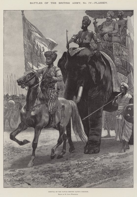 Batallas del ejército británico, Plassey de Richard Caton Woodville junior