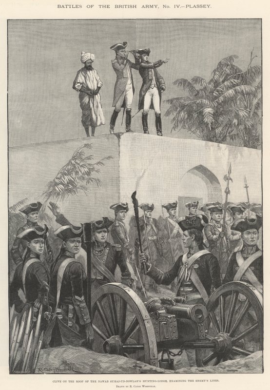 Batallas del Ejército Británico, Plassey de Richard Caton Woodville junior