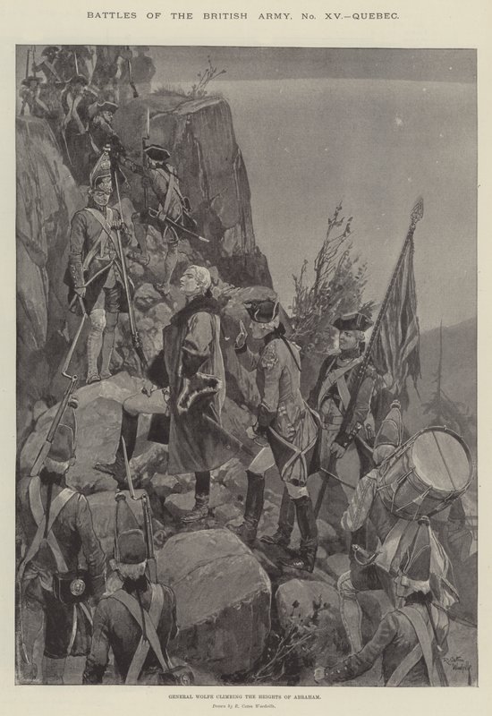 Batallas del Ejército Británico, Quebec de Richard Caton Woodville junior