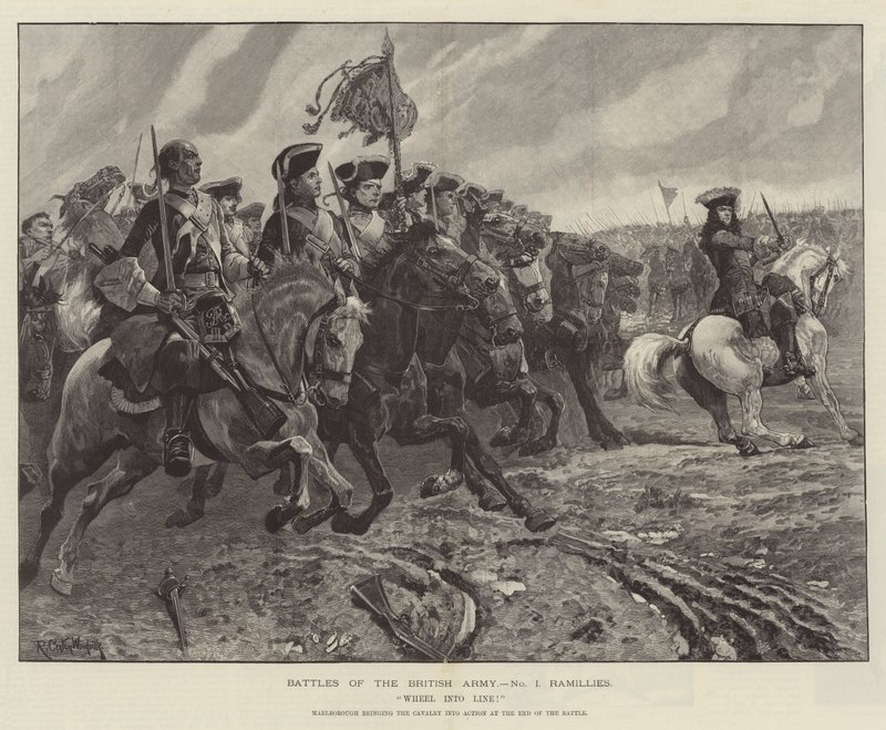 Batallas del Ejército Británico, Ramillies de Richard Caton Woodville junior