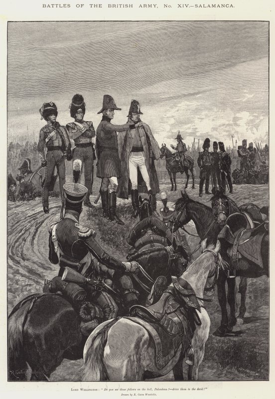 Batallas del ejército británico, Salamanca de Richard Caton Woodville junior