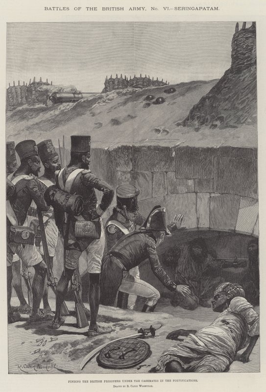 Batallas del Ejército Británico, Seringapatam de Richard Caton Woodville junior