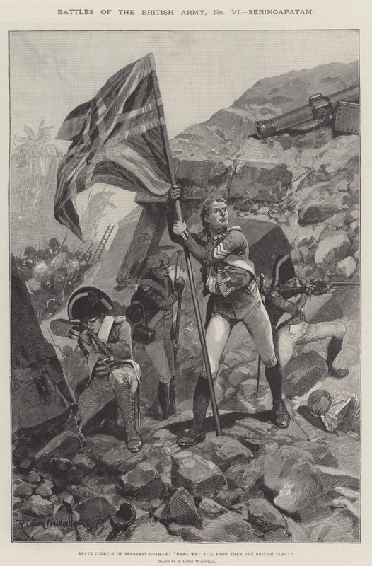 Batallas del ejército británico, Seringapatam de Richard Caton Woodville junior