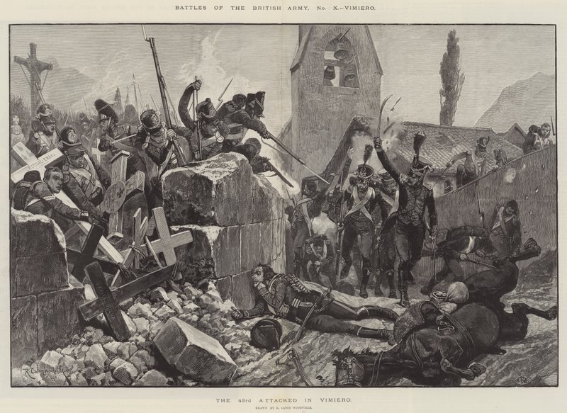 Batallas del ejército británico, Vimiero de Richard Caton Woodville junior