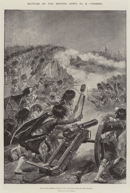 Batallas del ejército británico, Vimiero de Richard Caton Woodville junior