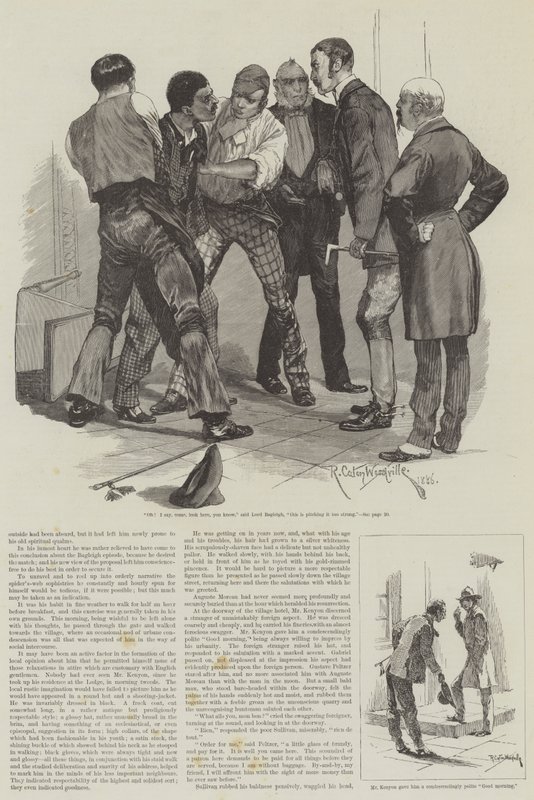 Fortuna cínica, un cuento de un hombre con conciencia, por David Christie Murray de Richard Caton Woodville junior