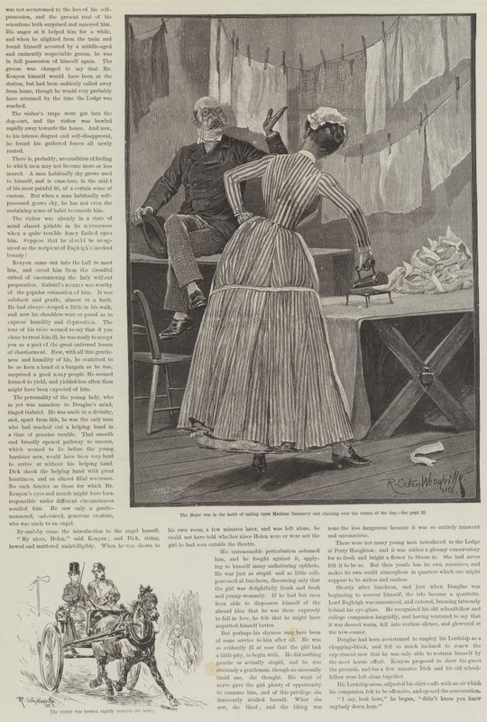 Fortuna Cínica, Un Cuento de un Hombre con Conciencia, por David Christie Murray de Richard Caton Woodville junior