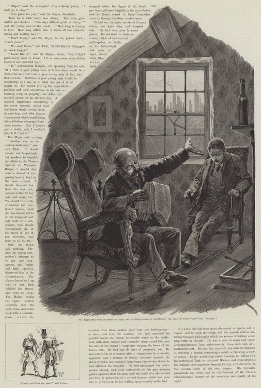 Cínica fortuna, un cuento de un hombre con conciencia, por David Christie Murray de Richard Caton Woodville junior