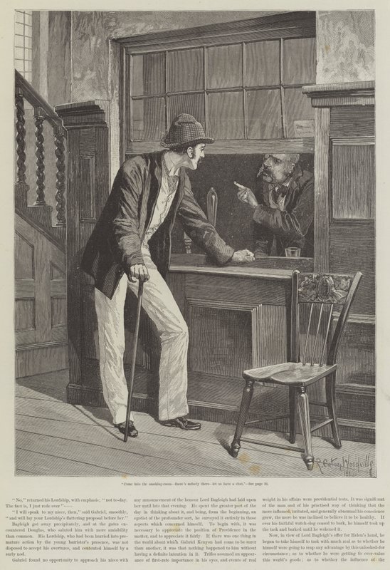 Fortuna Cínica, Un Cuento de un Hombre con Conciencia, por David Christie Murray de Richard Caton Woodville junior