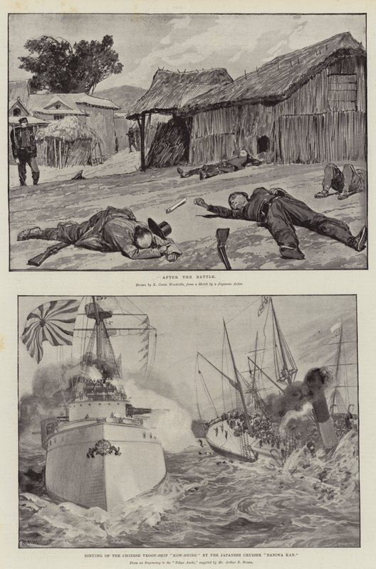 Primera Guerra Sino-Japonesa de Richard Caton Woodville junior
