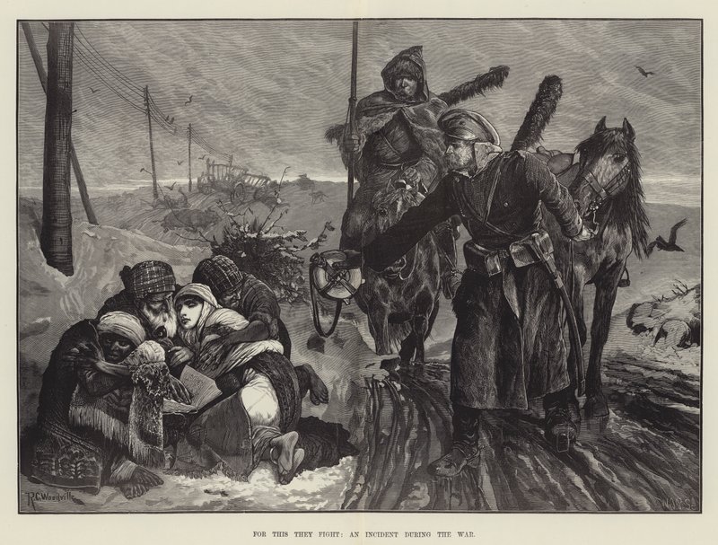Por esto luchan, un incidente durante la guerra de Richard Caton Woodville junior
