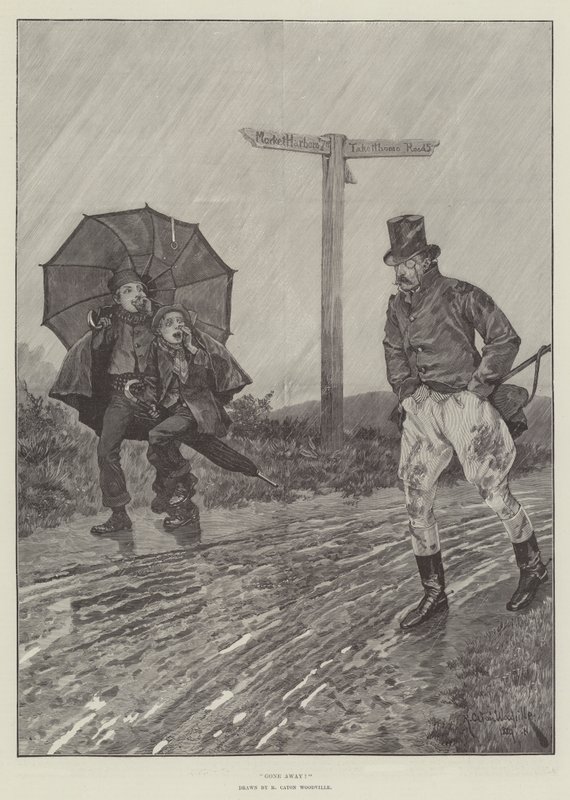 ¡Se ha ido! de Richard Caton Woodville junior
