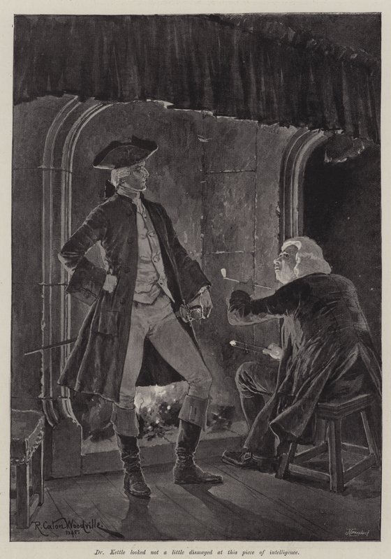 Ilustración para Un coronel del Imperio, por Emily Lawless de Richard Caton Woodville junior