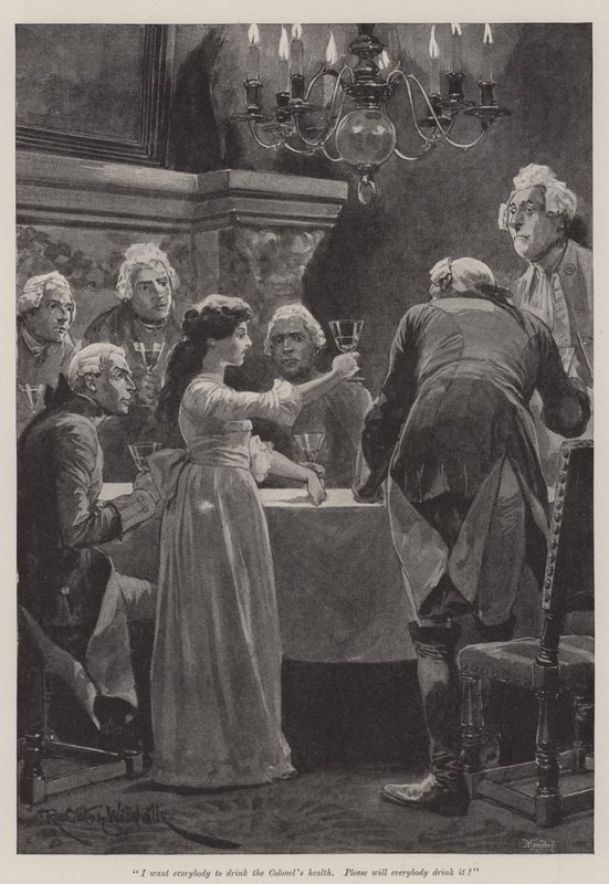 Ilustración para Un Coronel del Imperio, por Emily Lawless de Richard Caton Woodville junior