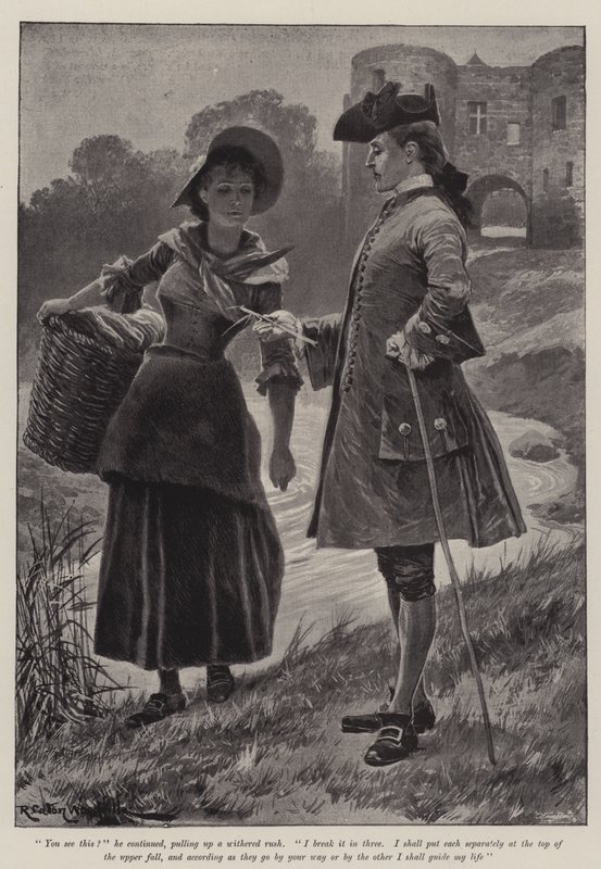 Ilustración para El Gran Camino del Norte, de Robert Louis Stevenson de Richard Caton Woodville junior