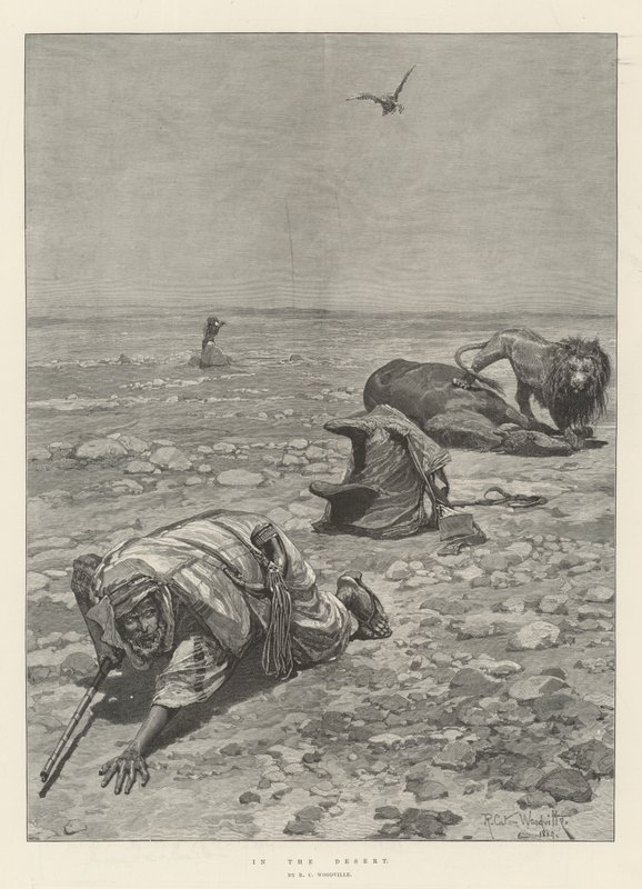 En el desierto de Richard Caton Woodville junior