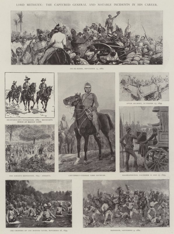 Lord Methuen, el General Capturado y Incidentes Notables en su Carrera de Richard Caton Woodville junior