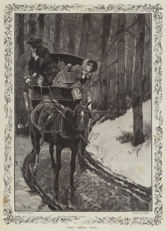 Perdidos en su Camino de Richard Caton Woodville junior