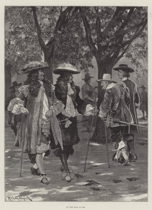 En el Mall en 1660 de Richard Caton Woodville junior