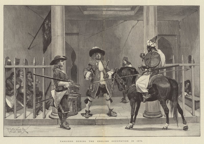 Tánger durante la Ocupación Inglesa en 1670 de Richard Caton Woodville junior