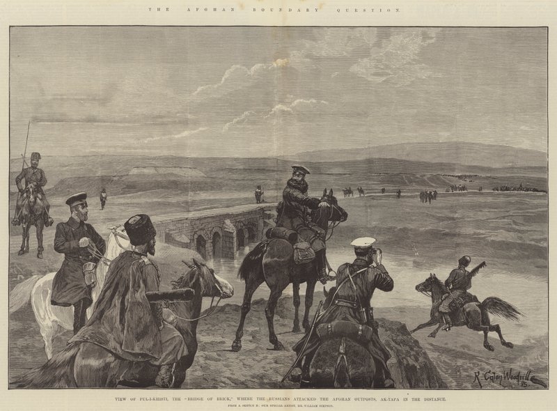 La cuestión de la frontera afgana de Richard Caton Woodville junior