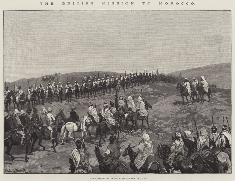La misión británica a Marruecos de Richard Caton Woodville junior