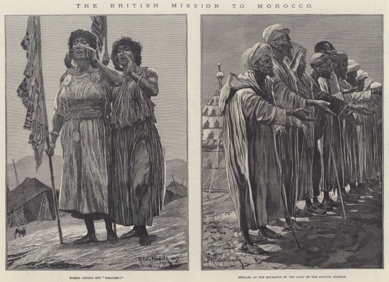 La misión británica a Marruecos de Richard Caton Woodville junior