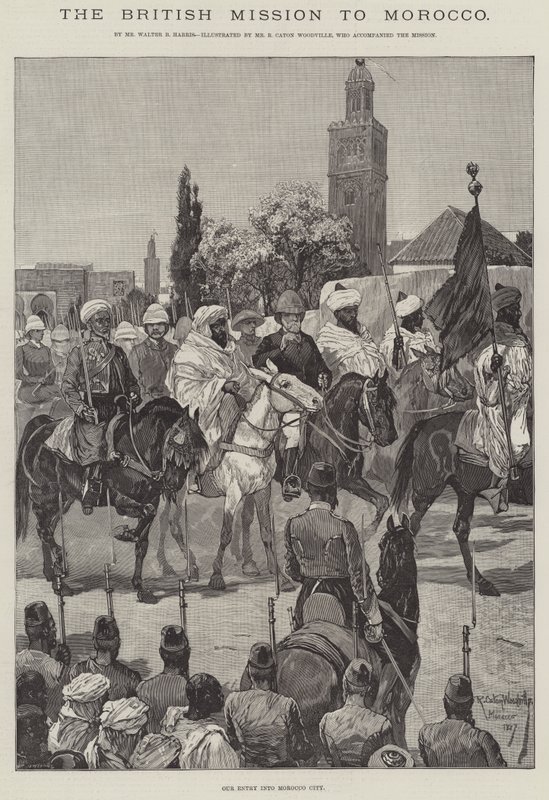 La Misión Británica a Marruecos de Richard Caton Woodville junior