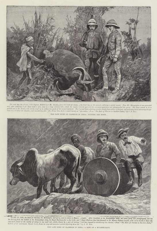 El Duque de Clarence en India de Richard Caton Woodville junior